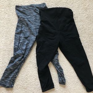 Maternity workout capris